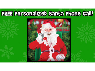 Free Personalized Phone Call from Santa!! 