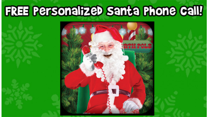 Free Personalized Phone Call from Santa!! 