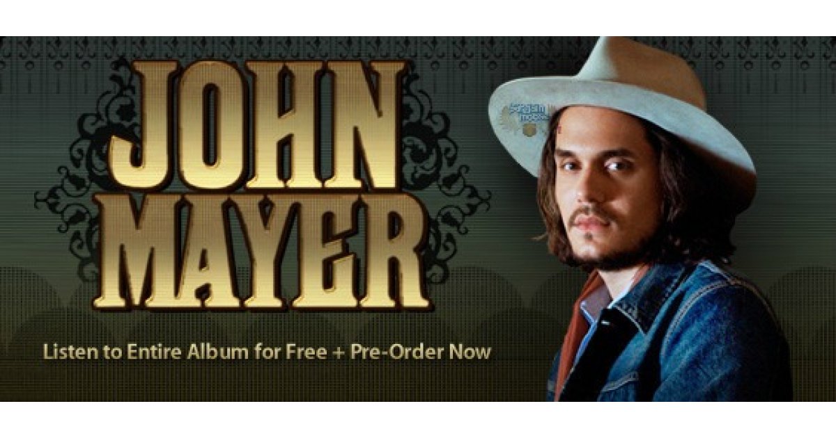 iTunes Canada: Free Listen To John Mayer's New Album