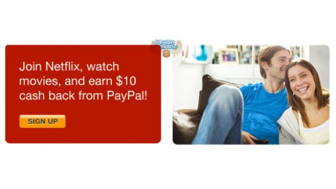 Paypal: Sign-up and Watch 5 hours of Netflix to get $10 cash back from PayPal