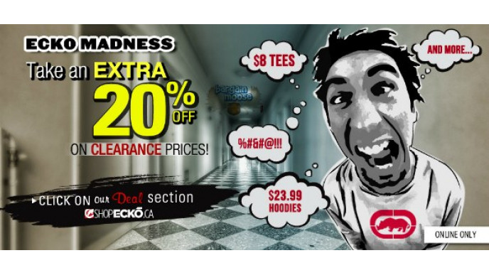 Ecko Unltd Canada: 20% Additional on Clearance Items!