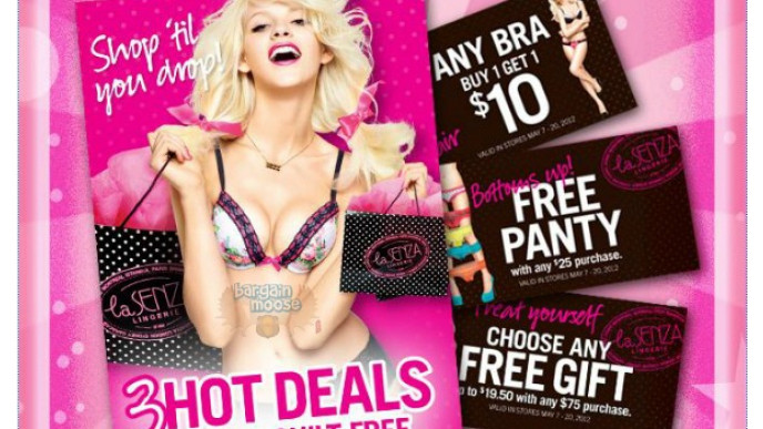 La Senza Canada: Bras B1G1 $10, Free Panty & Free Gift (up to $19.50 value)
