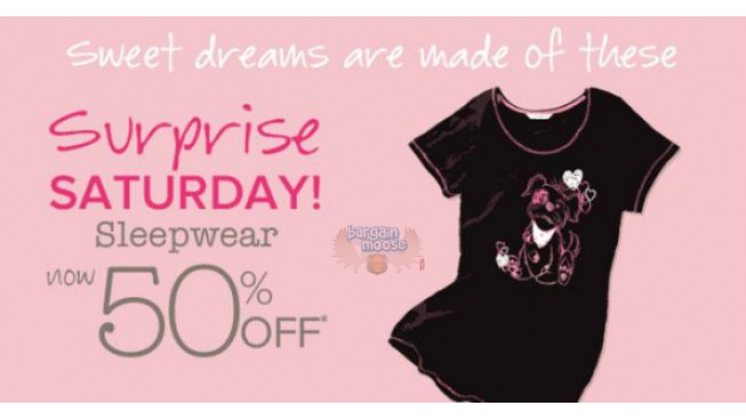 Penningtons Canada: 50% off All Sleepwear Today Only