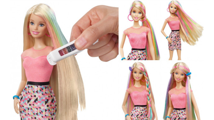 Barbie Rainbow Hair Doll Was $29 | Now $12 @ Amazon.ca