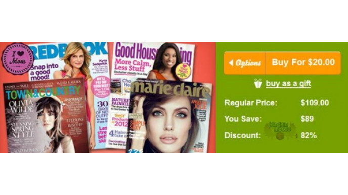 WagJag Canada:Up to 82% off Magazine Subscriptions (4 options)