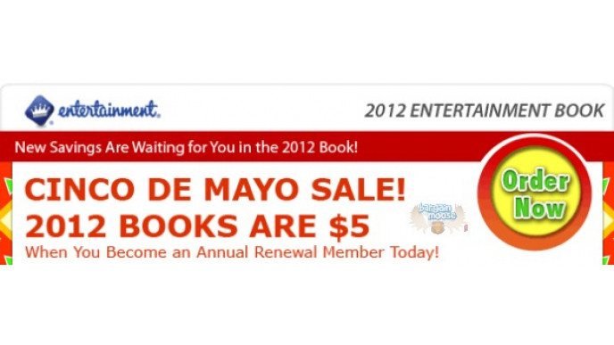 Entertainment Book Canada: All 2012 Books $5 Today Only