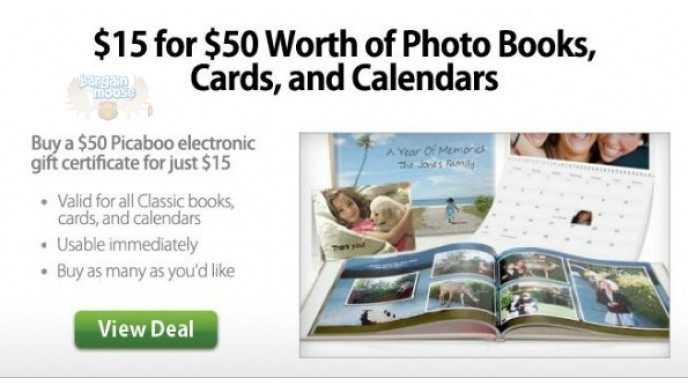 Picaboo Canada: $15 for a $50 Electronic Gift Card