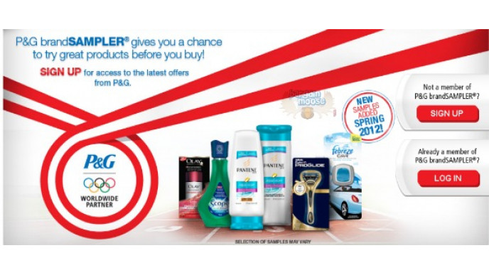 P&G Brandsampler Canada: New Samples Available