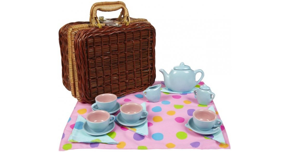 alex tea set basket