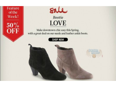 Locale Canada: Deal of the Week - Leather Ankle Boots $72.49 (reg $150)