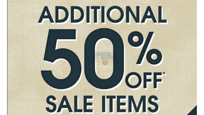 Bootlegger Canada: Additional 50% off Sale Items