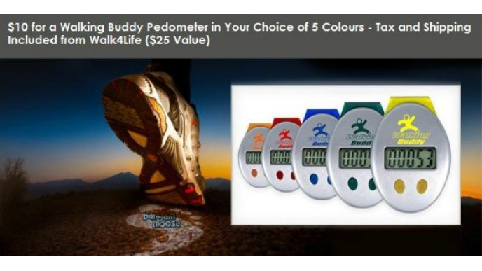 Team Buy Canada: Walking Buddy Pedometer 60% off Just $10 (Tax & Shipping included)