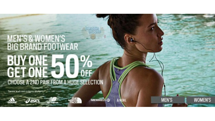 Sport Chek Canada: Men's & Women's Footwear B1G1 50% off
