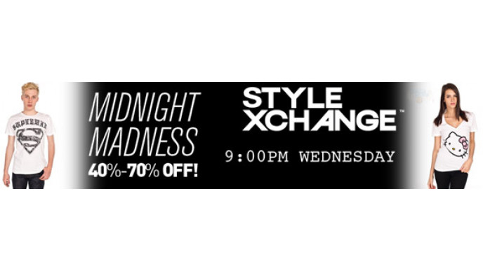 Stylexchange Midnight Madness Sale: 40% to 70% Discount 