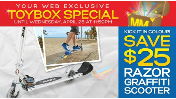 Mastermind Toys Canada: Save $25 On Razor Graffiti Scooter - Now $45