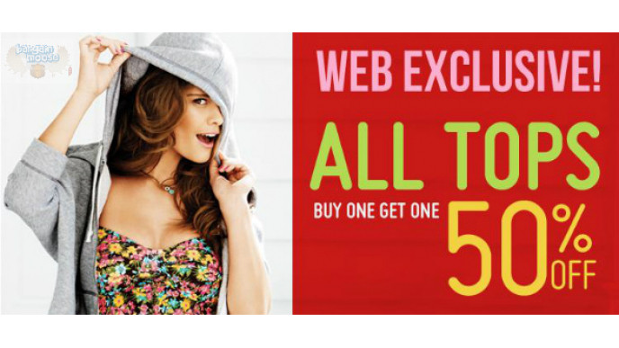 Garage Canada: All Tops B1G1 50% off & Free Eco Bag with Purchase Sunday Only