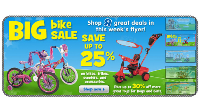 toys r us bike sale