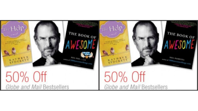 Amazon Canada: Globe & Mail Bestsellers 50% off