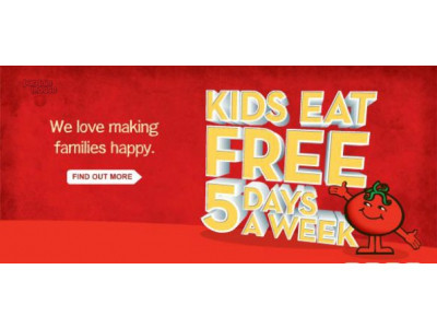 East Side Mario's: Kids Eat Free 5 Days a Week