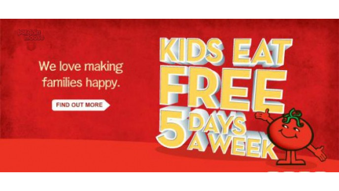 East Side Mario's: Kids Eat Free 5 Days a Week