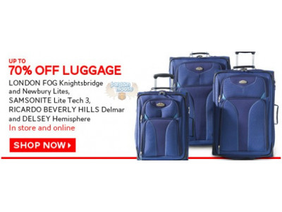 The Bay Canada: Up to 70% Off Luggage During Bay Days