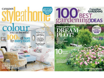 Wagjag Canada: $11 For Style At Home Or Canadian Gardening Magazine