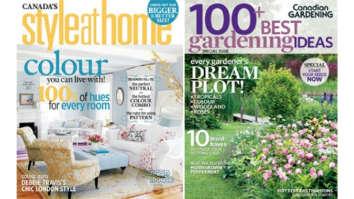 Wagjag Canada: $11 For Style At Home Or Canadian Gardening Magazine