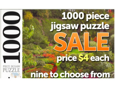 BookCloseouts Canada: 1000 Piece Puzzles only $4 Each (Orig. $15.99)