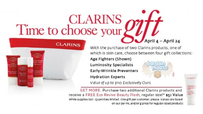 The Bay Canada: New Clarins Gift ($110 Value) With Two Product Purchase