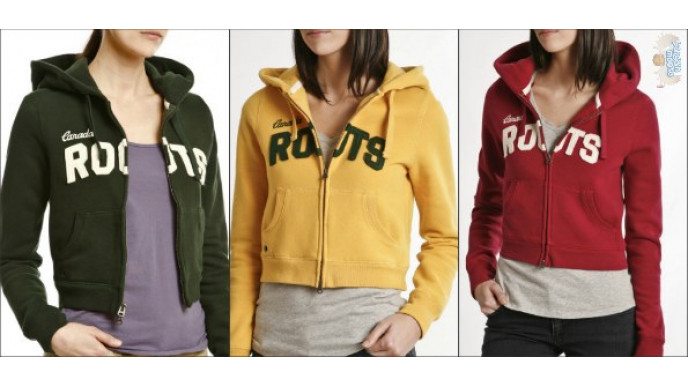 Roots Canada: Roots Cropped Full Zip Hoody Now $49.99 (Was $78)