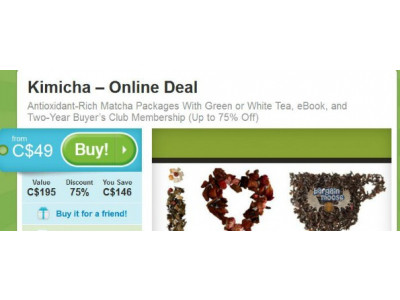 Groupon: Antioxidant-Rich Matcha Packages and Two-Year Buyer’s Club Membership (Up to 75% Off)