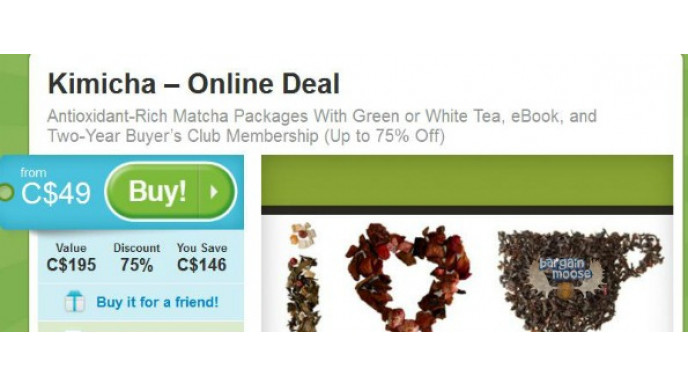 Groupon: Antioxidant-Rich Matcha Packages and Two-Year Buyer’s Club Membership (Up to 75% Off)