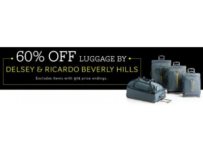 The Bay Canada: Save 60% on Ricardo Beverly Hills & Delsey Luggage