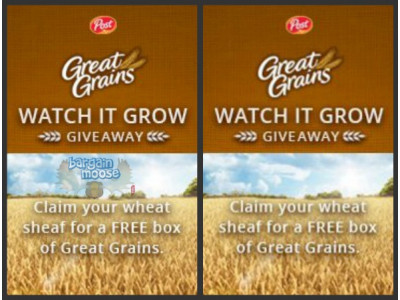 Canadian Freebie: Great Grains Canada Free Cereal Offer On Facebook