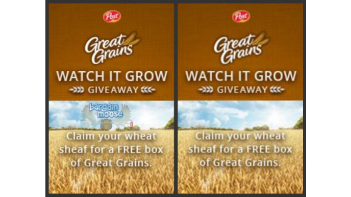 Canadian Freebie: Great Grains Canada Free Cereal Offer On Facebook
