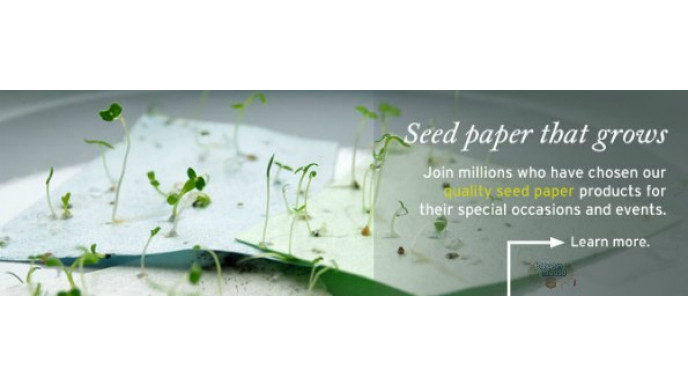 Botanical Paperworks Canada: Plantable Paper Sale