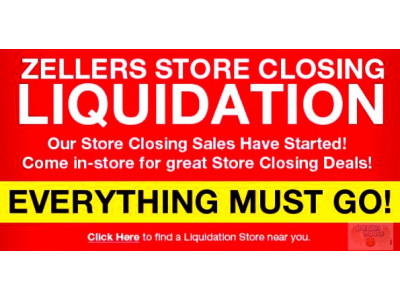 Zellers Canada: Store Closing Liquidation