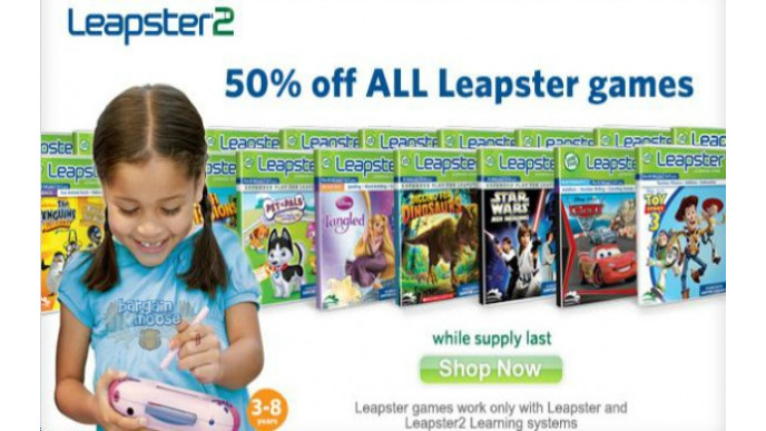 Leap Frog Canada: All Leapster Games 50% off