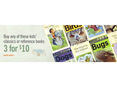 Chapters Indigo Canada:Select Kids Books 3 for $10