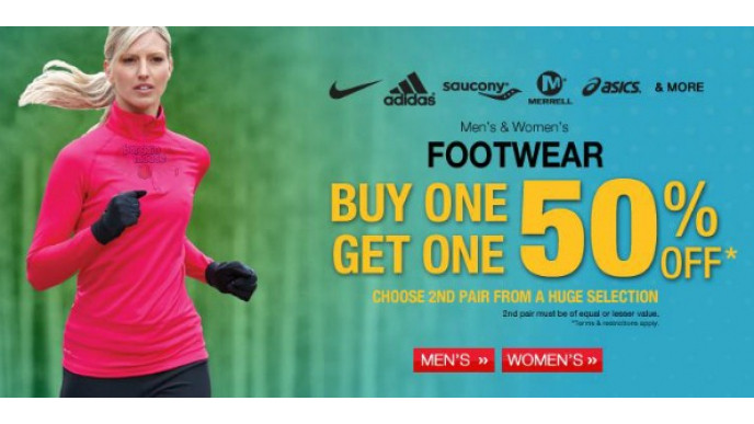 SportChek Canada: B1G1 all Men's & Women's Footwear