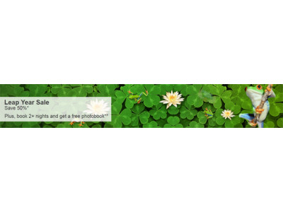 Hotels.com Leap Year Sale TODAY Only: Save 50%