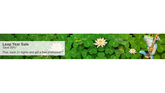 Hotels.com Leap Year Sale TODAY Only: Save 50%