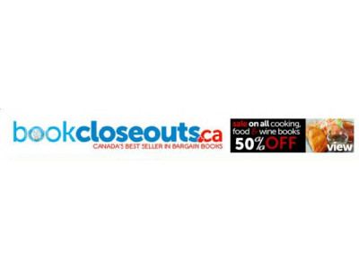 Bookcloseouts Canada: Save Additional 50% on Cooking, Food & Wine Titles