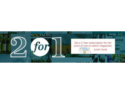 Zinio Digital Magazines Canada: Select Magazine Subscriptions 2 For 1 & $5 Bonus Zinio Bucks