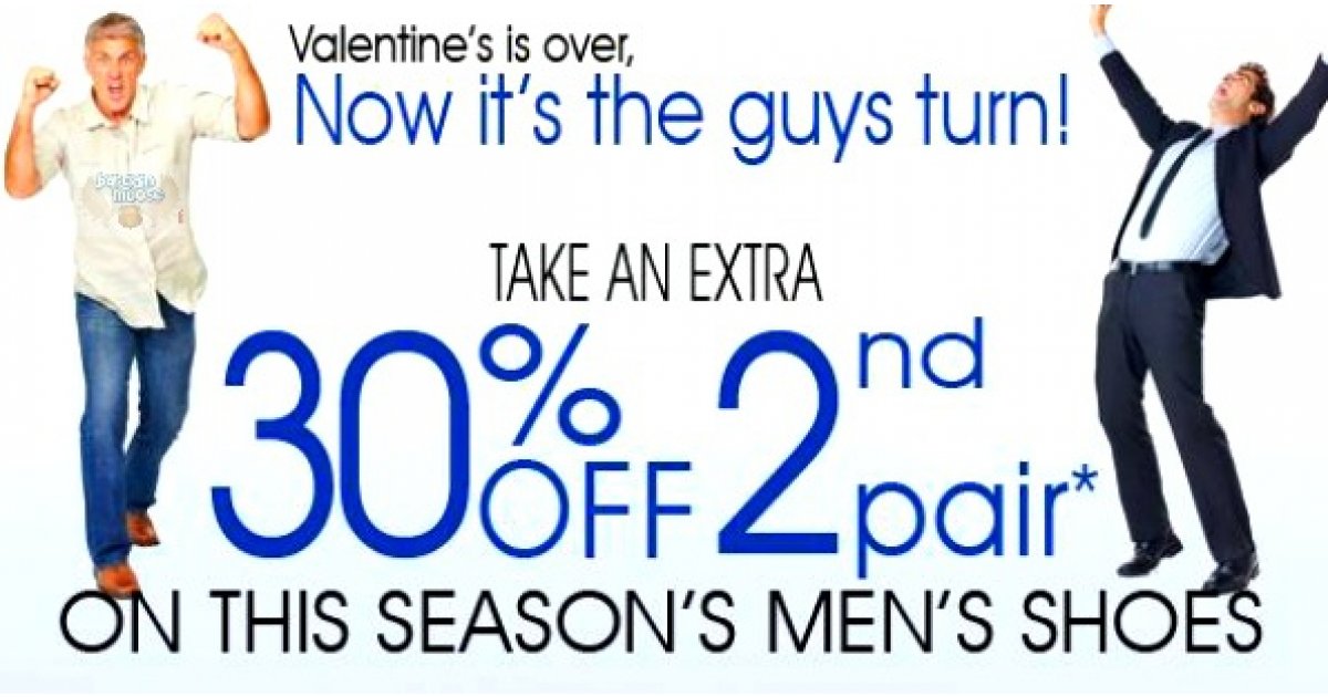 The Shoe Company Coupon Code B1G1 30 Off Men's Shoes