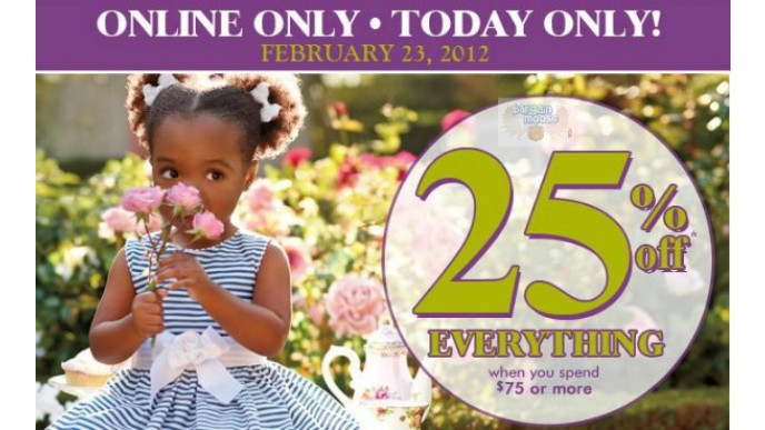 The Children's Place Coupon Code: Save 25% on $75+ Today Only