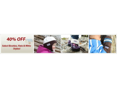 Stonz Wear Canada: 40% Off Select Booties, Mittz & Hatz