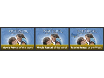iTunes Canada: $0.99 Movie Of The Week - The Notebook