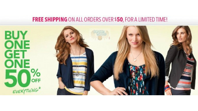 Reitmans Canada: Entire Store Buy 1 Get 1 50% Off