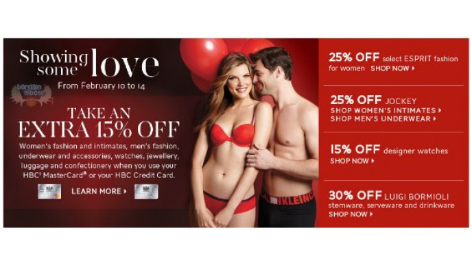 The Bay Canada: Extra 15% Off with HBC Card, + Plenty of Sales